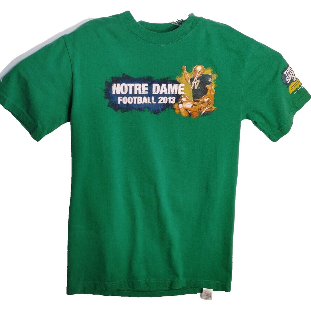 NOTRE DAME Football 2013 Men's Size Medium T-Shirt Worn By The LEGION College